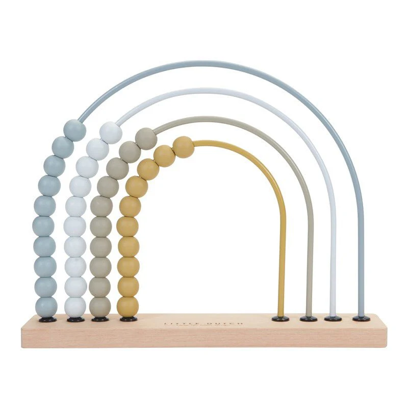JUGUETE DE MADERA LITTLE DUTCH ·ÁBACO ARCOÍRIS AZUL· - Imagen 4
