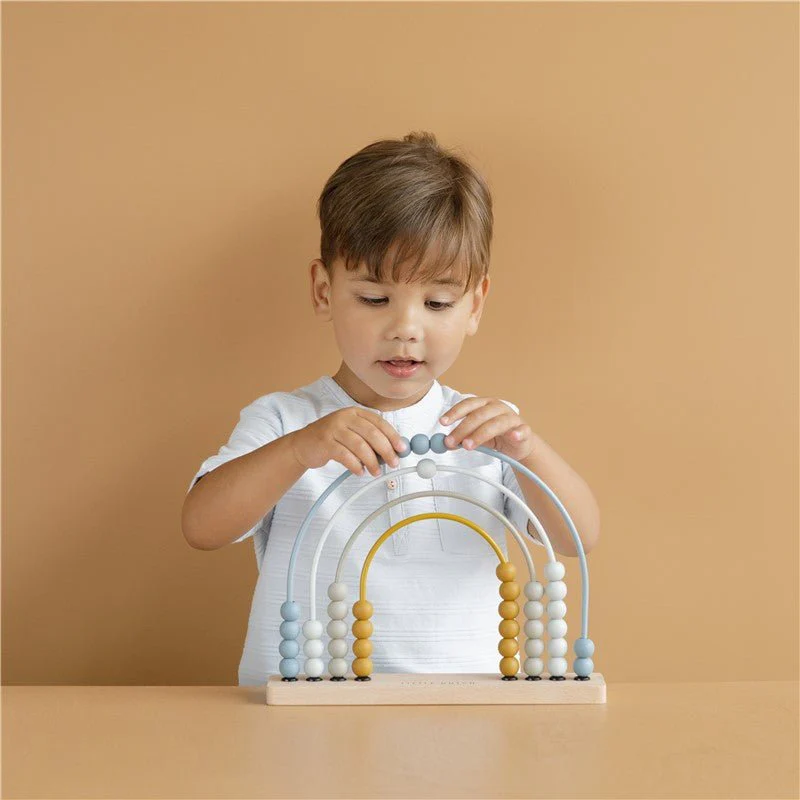 JUGUETE DE MADERA LITTLE DUTCH ·ÁBACO ARCOÍRIS AZUL· - Imagen 2