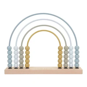 JUGUETE DE MADERA LITTLE DUTCH ·ÁBACO ARCOÍRIS AZUL·