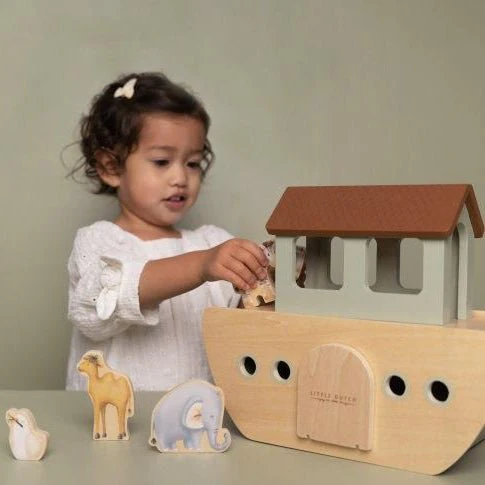 JUGUETE DE MADERA LITTLE DUTCH ·ARCA DE NOÉ· - Imagen 2