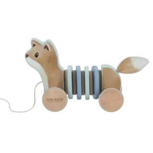 JUGUETE DE MADERA LITTLE DUTCH ·ARRASTRE ZORRO FOREST FRIENDS·