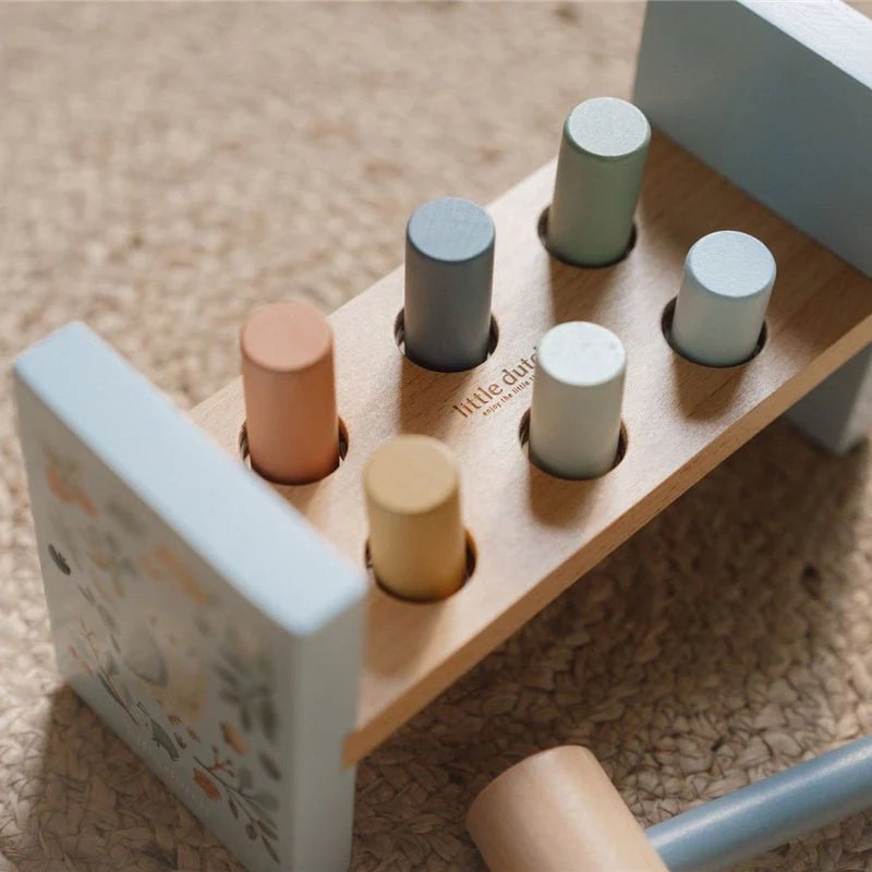 JUGUETE DE MADERA LITTLE DUTCH ·BANCO DE GOLPEO FOREST FRIENDS· - Imagen 8