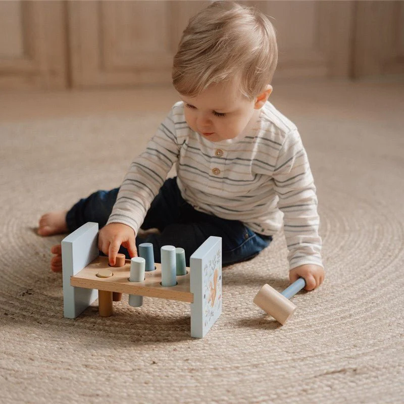 JUGUETE DE MADERA LITTLE DUTCH ·BANCO DE GOLPEO FOREST FRIENDS· - Imagen 6