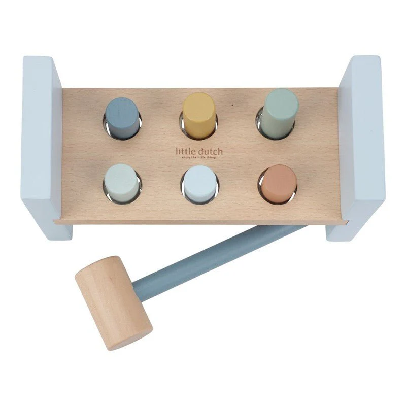 JUGUETE DE MADERA LITTLE DUTCH ·BANCO DE GOLPEO FOREST FRIENDS· - Imagen 4