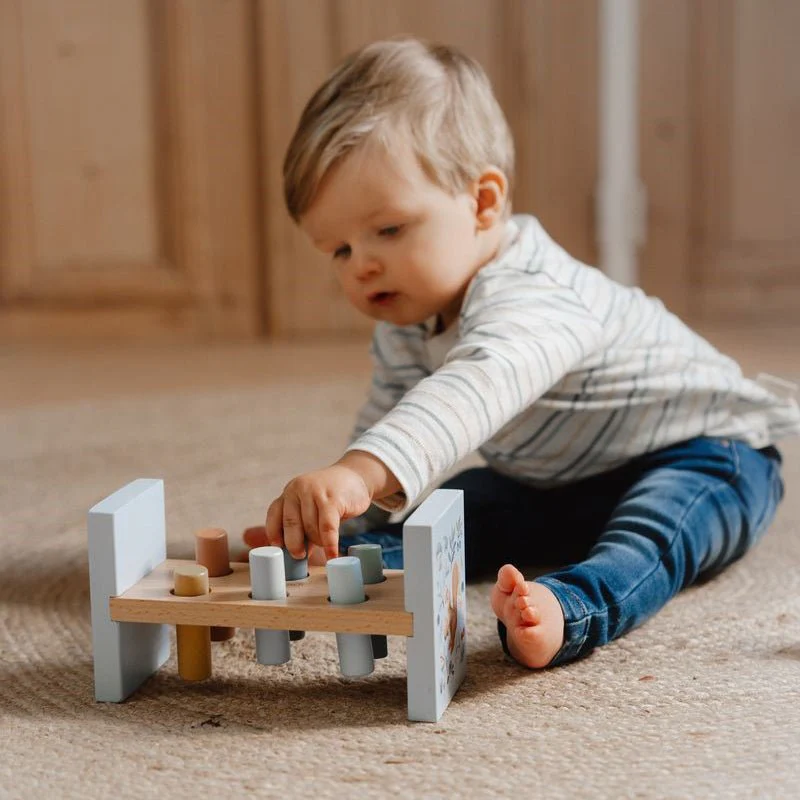 JUGUETE DE MADERA LITTLE DUTCH ·BANCO DE GOLPEO FOREST FRIENDS· - Imagen 5