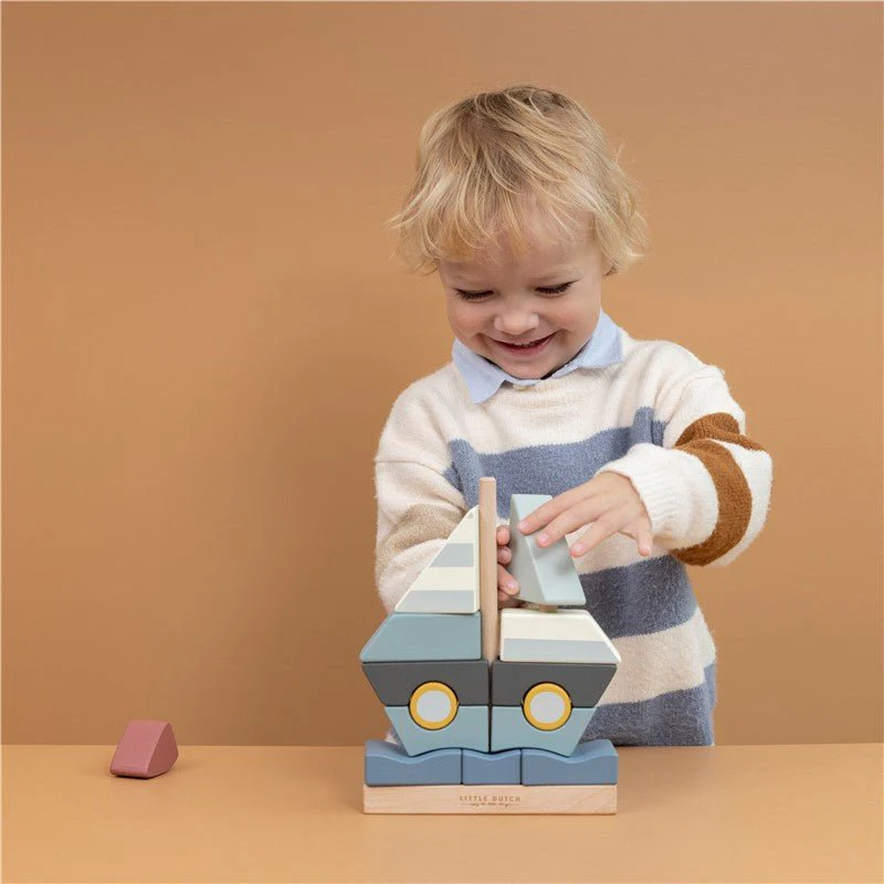 JUGUETE DE MADERA LITTLE DUTCH ·BARCO ENCAJABLE· - Imagen 7