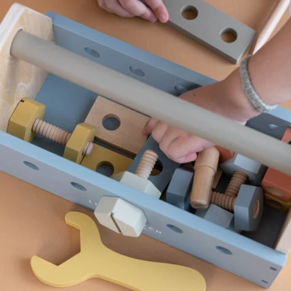 JUGUETE DE MADERA LITTLE DUTCH ·CAJA DE HERRAMIENTAS· - Imagen 7
