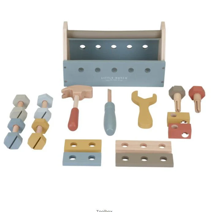 JUGUETE DE MADERA LITTLE DUTCH ·CAJA DE HERRAMIENTAS· - Imagen 6