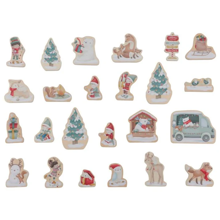 JUGUETE DE MADERA LITTLE DUTCH ·CALENDARIO ADVIENTO NAVIDAD· - Imagen 3