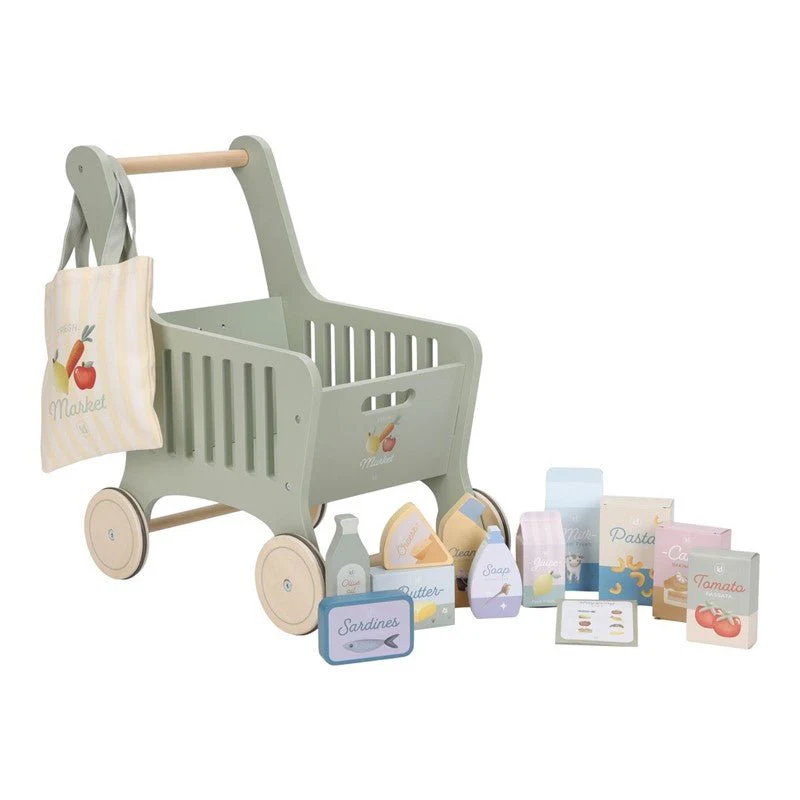 JUGUETE DE MADERA LITTLE DUTCH ·CARRITO DE LA COMPRA· - Imagen 8