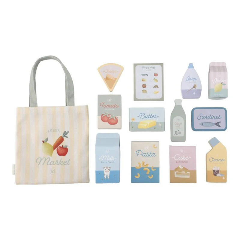 JUGUETE DE MADERA LITTLE DUTCH ·CARRITO DE LA COMPRA· - Imagen 6