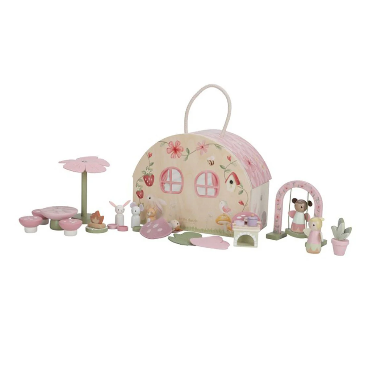 JUGUETE DE MADERA LITTLE DUTCH ·CASA DE MUÑECAS FAIRY GARDEN· - Imagen 8