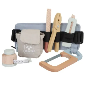 JUGUETE DE MADERA LITTLE DUTCH ·CINTURÓN DE HERRAMIENTAS·