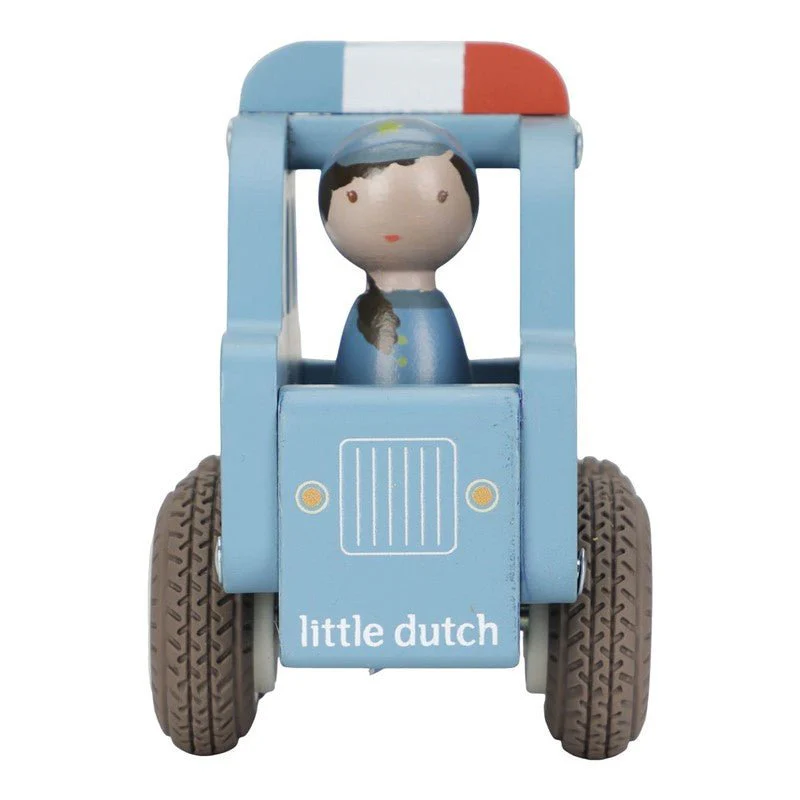 JUGUETE DE MADERA LITTLE DUTCH ·COCHE DE POLICÍA· - Imagen 5
