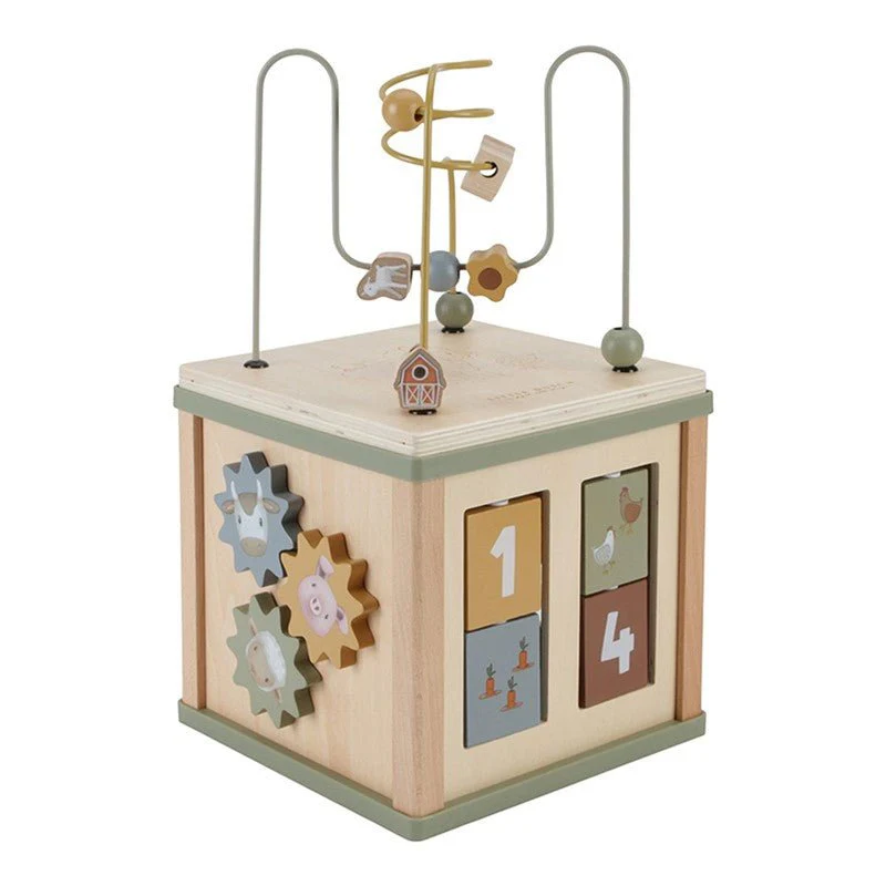 JUGUETE DE MADERA LITTLE DUTCH ·CUBO DE ACTIVIDADES LITTLE FARM· - Imagen 5