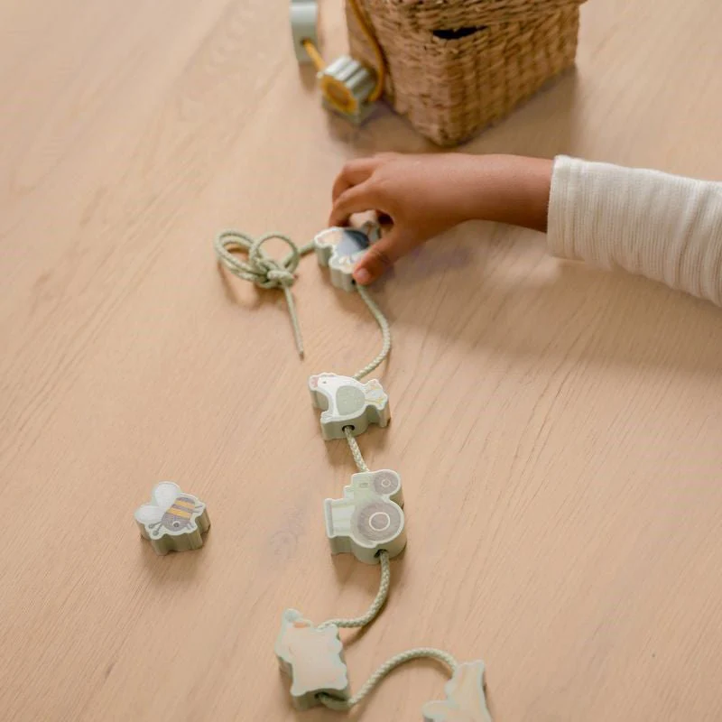 JUGUETE DE MADERA LITTLE DUTCH ·FIGURAS DE MADERA PARA ENLAZAR LITTLE FARM· - Imagen 7