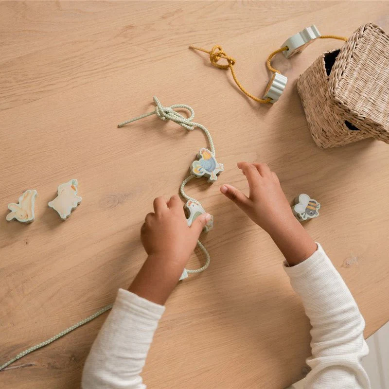 JUGUETE DE MADERA LITTLE DUTCH ·FIGURAS DE MADERA PARA ENLAZAR LITTLE FARM· - Imagen 6