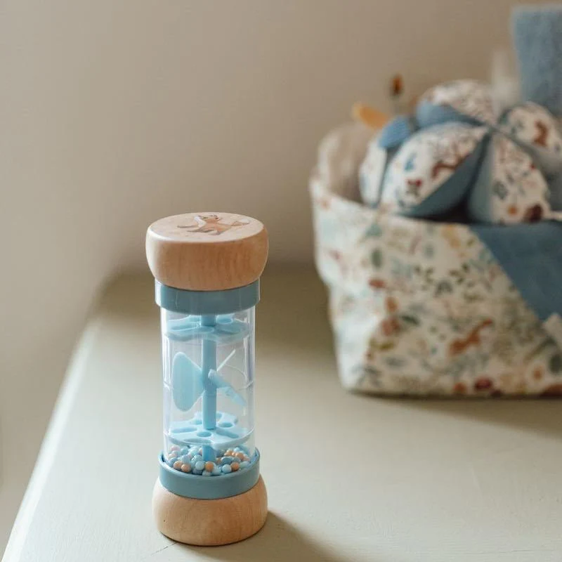 JUGUETE DE MADERA LITTLE DUTCH ·SONAJERO PALO DE LLUVIA FOREST FRIENDS· - Imagen 2