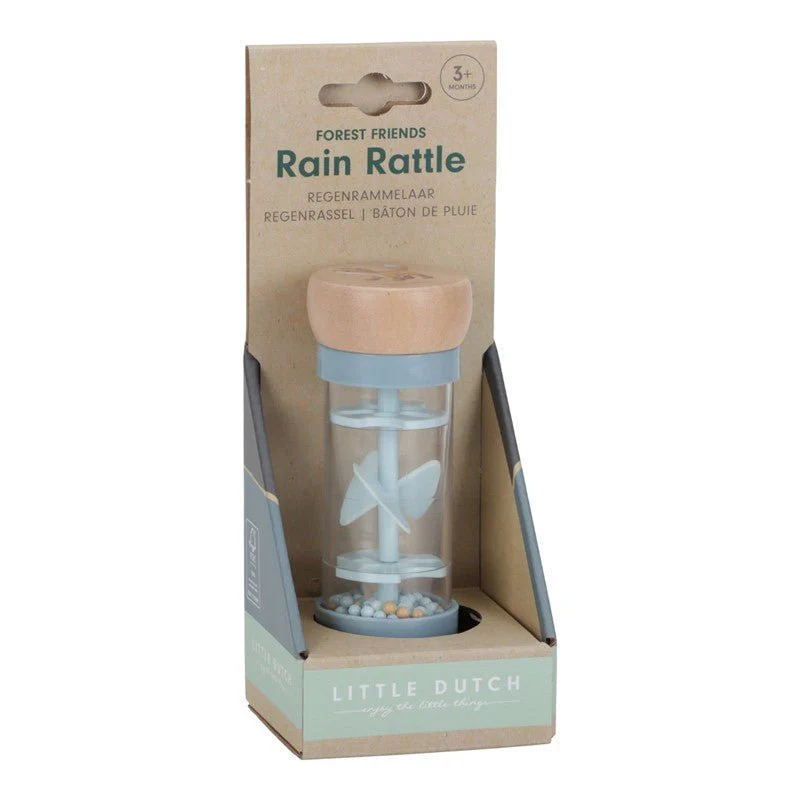 JUGUETE DE MADERA LITTLE DUTCH ·SONAJERO PALO DE LLUVIA FOREST FRIENDS· - Imagen 6