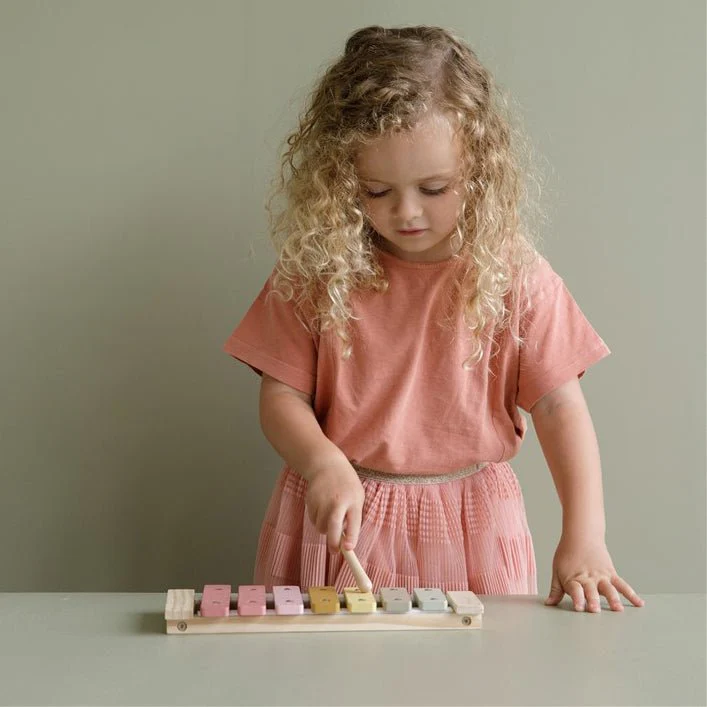JUGUETE DE MADERA LITTLE DUTCH ·XILÓFONO ROSA· - Imagen 5