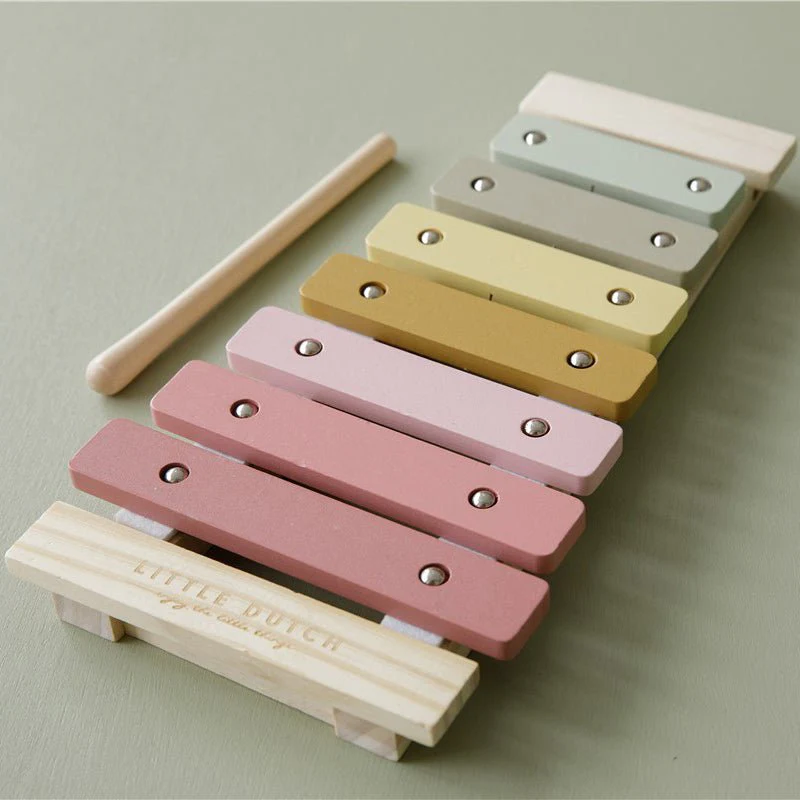 JUGUETE DE MADERA LITTLE DUTCH ·XILÓFONO ROSA· - Imagen 3