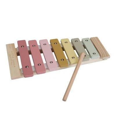 JUGUETE DE MADERA LITTLE DUTCH ·XILÓFONO ROSA·