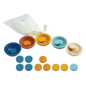 JUGUETE DE MADERA PLAN TOYS ·TAZAS ORDENA Y CUENTA ORCHARD·