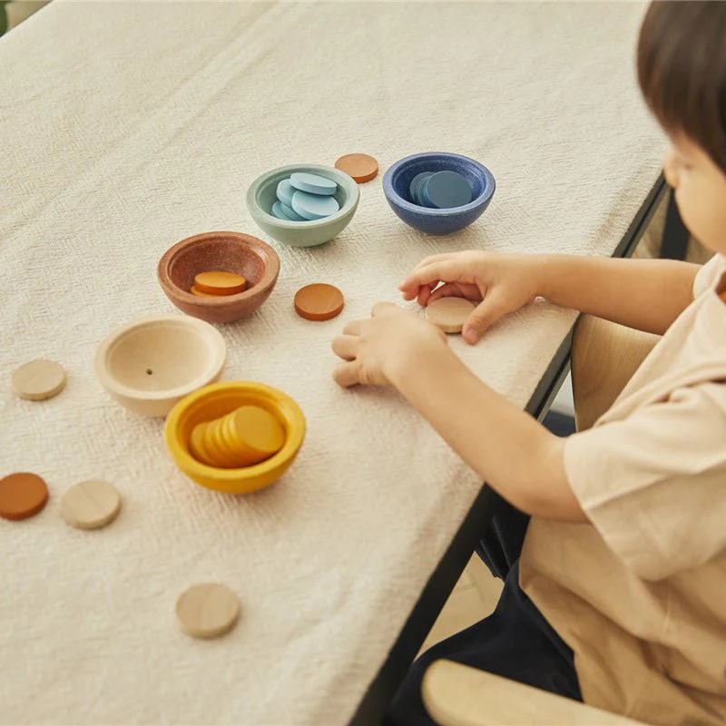 JUGUETE DE MADERA PLAN TOYS ·TAZAS ORDENA Y CUENTA ORCHARD· - Imagen 8