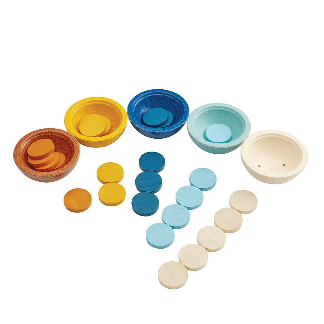 JUGUETE DE MADERA PLAN TOYS ·TAZAS ORDENA Y CUENTA ORCHARD· - Imagen 2