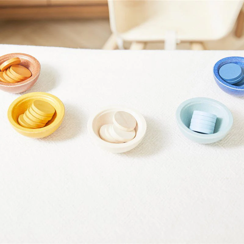 JUGUETE DE MADERA PLAN TOYS ·TAZAS ORDENA Y CUENTA ORCHARD· - Imagen 4