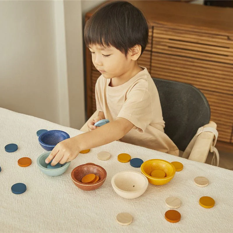 JUGUETE DE MADERA PLAN TOYS ·TAZAS ORDENA Y CUENTA ORCHARD· - Imagen 7