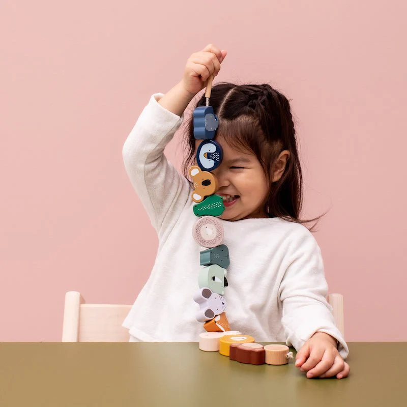 JUGUETE DE MADERA TRIXIE ·PERLAS ANIMALES· - Imagen 2