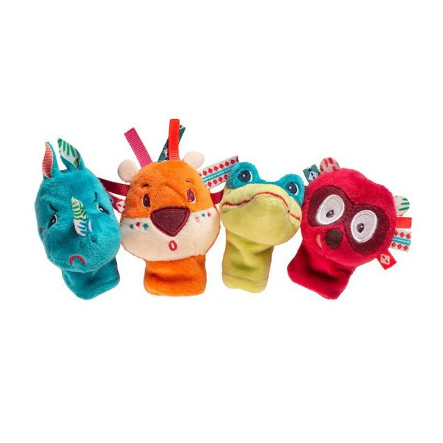 JUGUETE DE TELA LILLIPUTIENS ·MARIONETAS DE DEDO LA JUNGLA· - Imagen 2