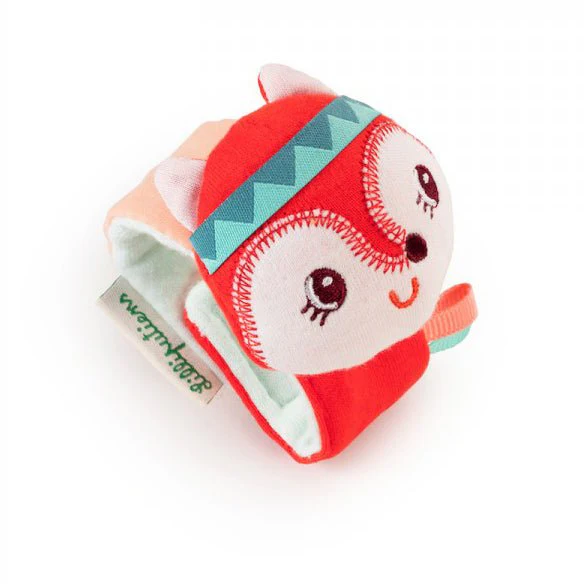 JUGUETE DE TELA LILLIPUTIENS ·PULSERA SONAJERO ALICE·