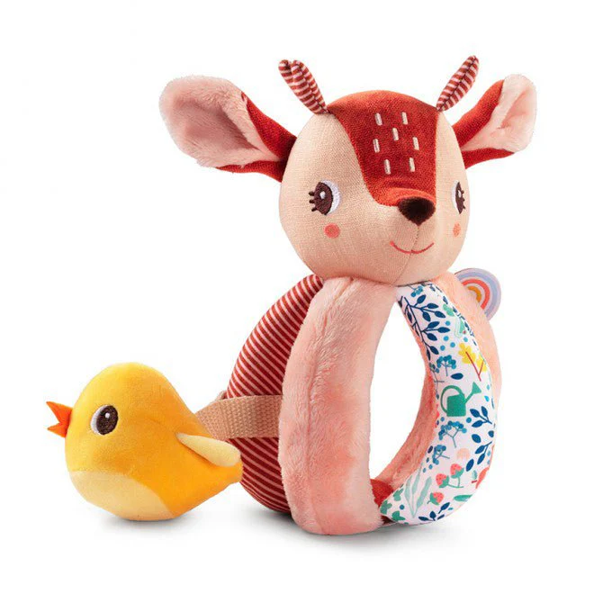 JUGUETE DE TELA LILLIPUTIENS ·SONAJERO CON ASAS STELLA·