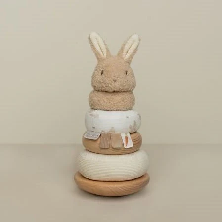 JUGUETE DE TELA LITTLE DUTCH ·ANILLOS APILABLES BLANDITOS BABY BUNNY· - Imagen 6