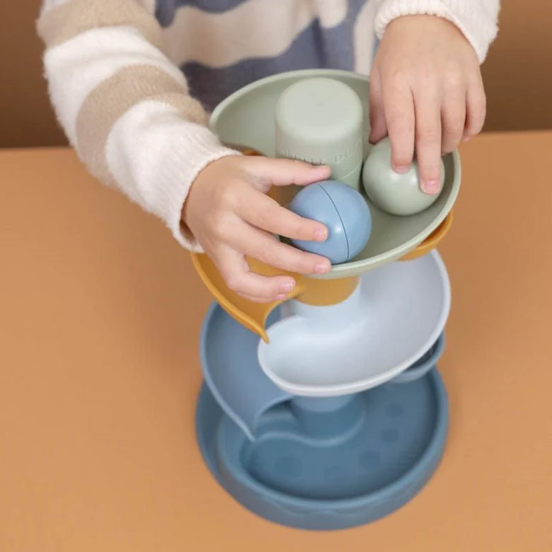 JUGUETE SENSORIAL LITTLE DUTCH ·CIRCUITO BOLA AZUL· - Imagen 2