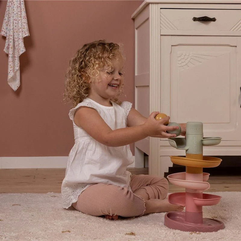 JUGUETE SENSORIAL LITTLE DUTCH ·CIRCUITO BOLA ROSA· - Imagen 6