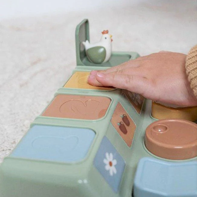 JUGUETE SENSORIAL LITTLE DUTCH ·POP UP ANIMALES GRANJA· - Imagen 3