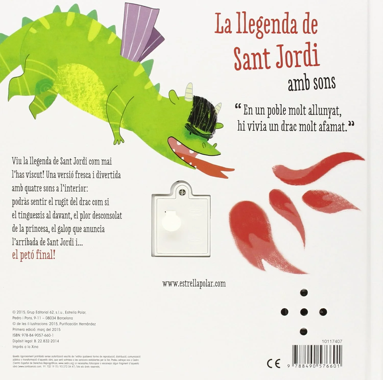 LLIBRE INFANTIL - LA LLEGENDA DE SANT JORDI AMB SONS - Imagen 2