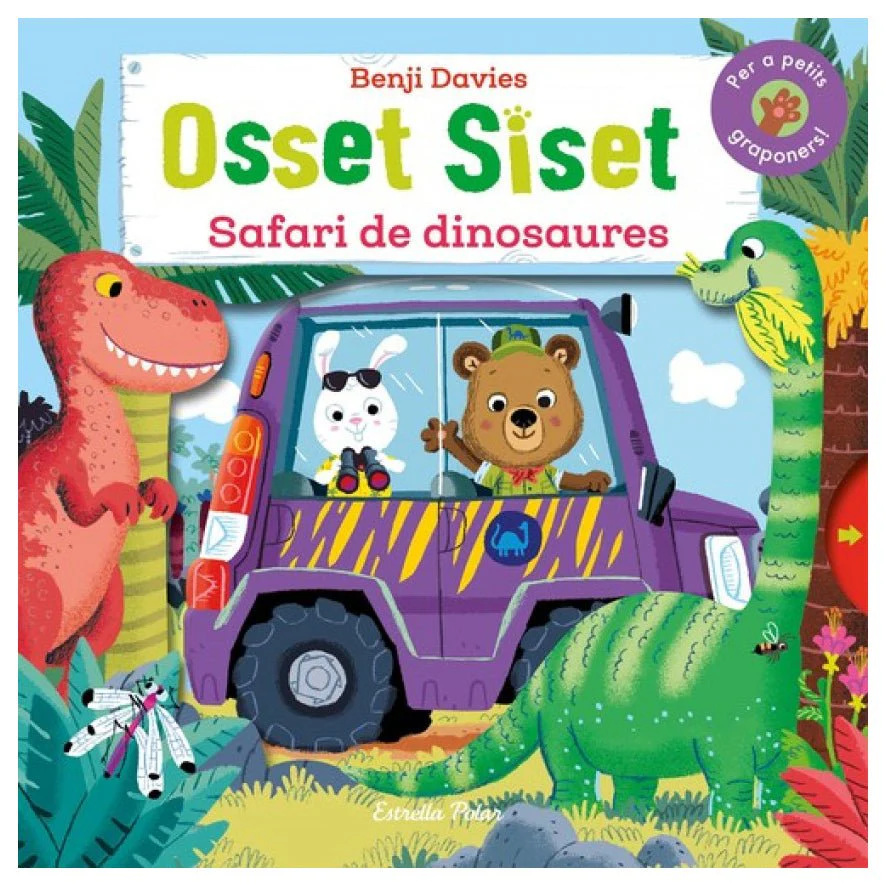LLIBRE INFANTIL - OSSET SISET SAFARI DE DINOSAURES