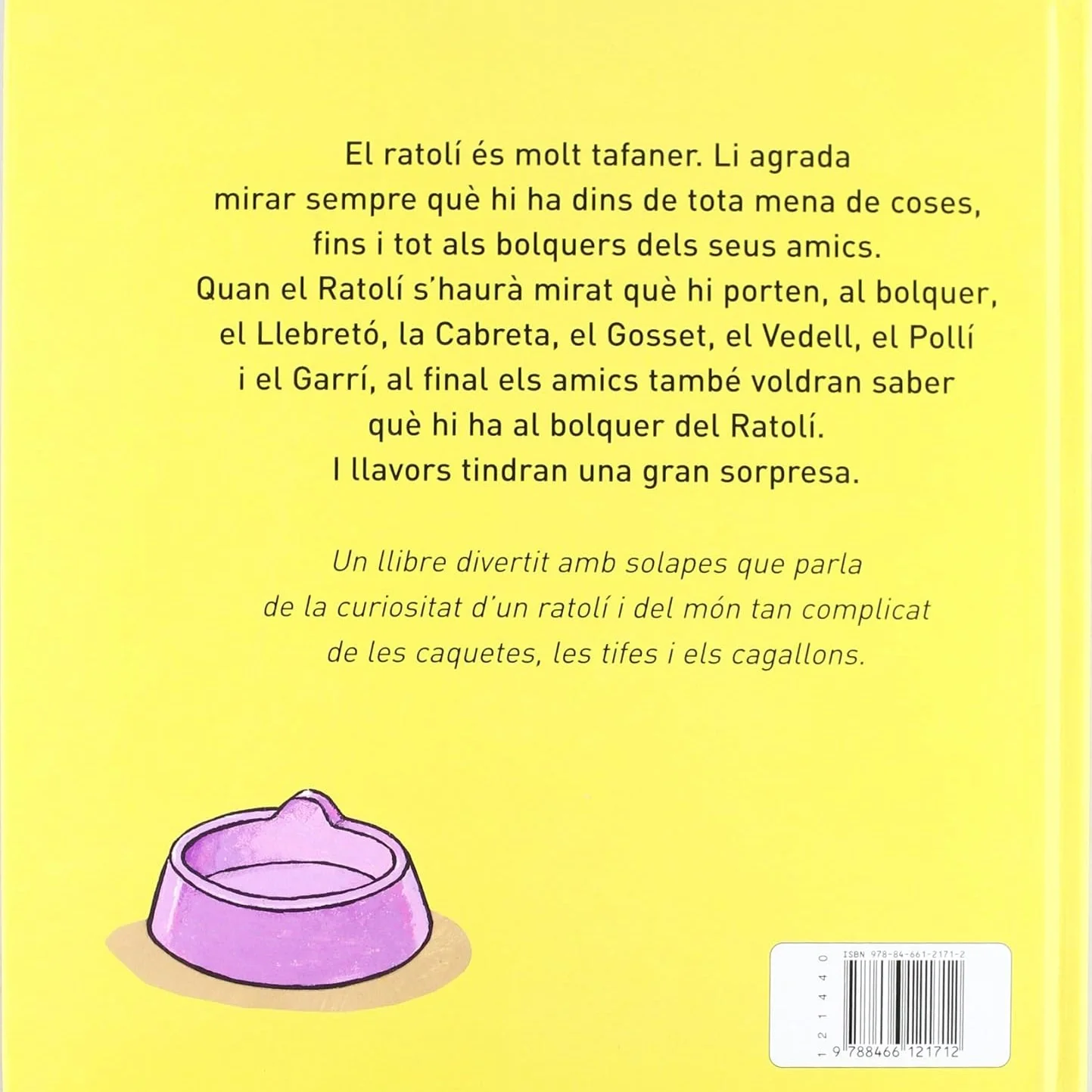 LLIBRE INFANTIL - QUÉ PORTES DINS DEL BOLQUER? - Imagen 2