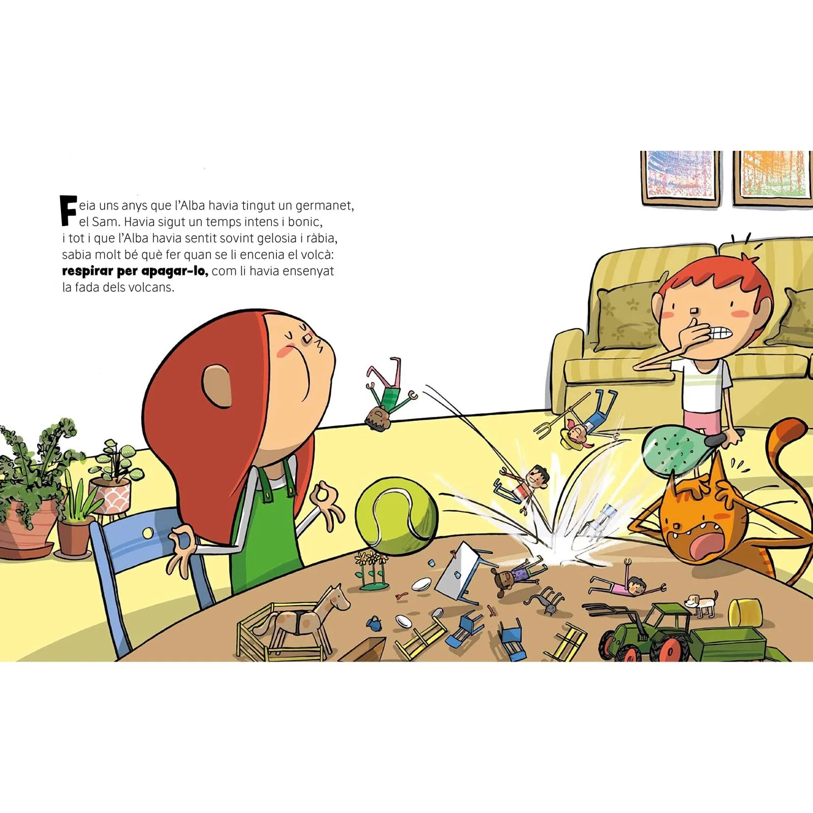 LLIBRE INFANTIL - TINC UN VOLCÀ I NO VULL RESPIRAR - Imagen 3