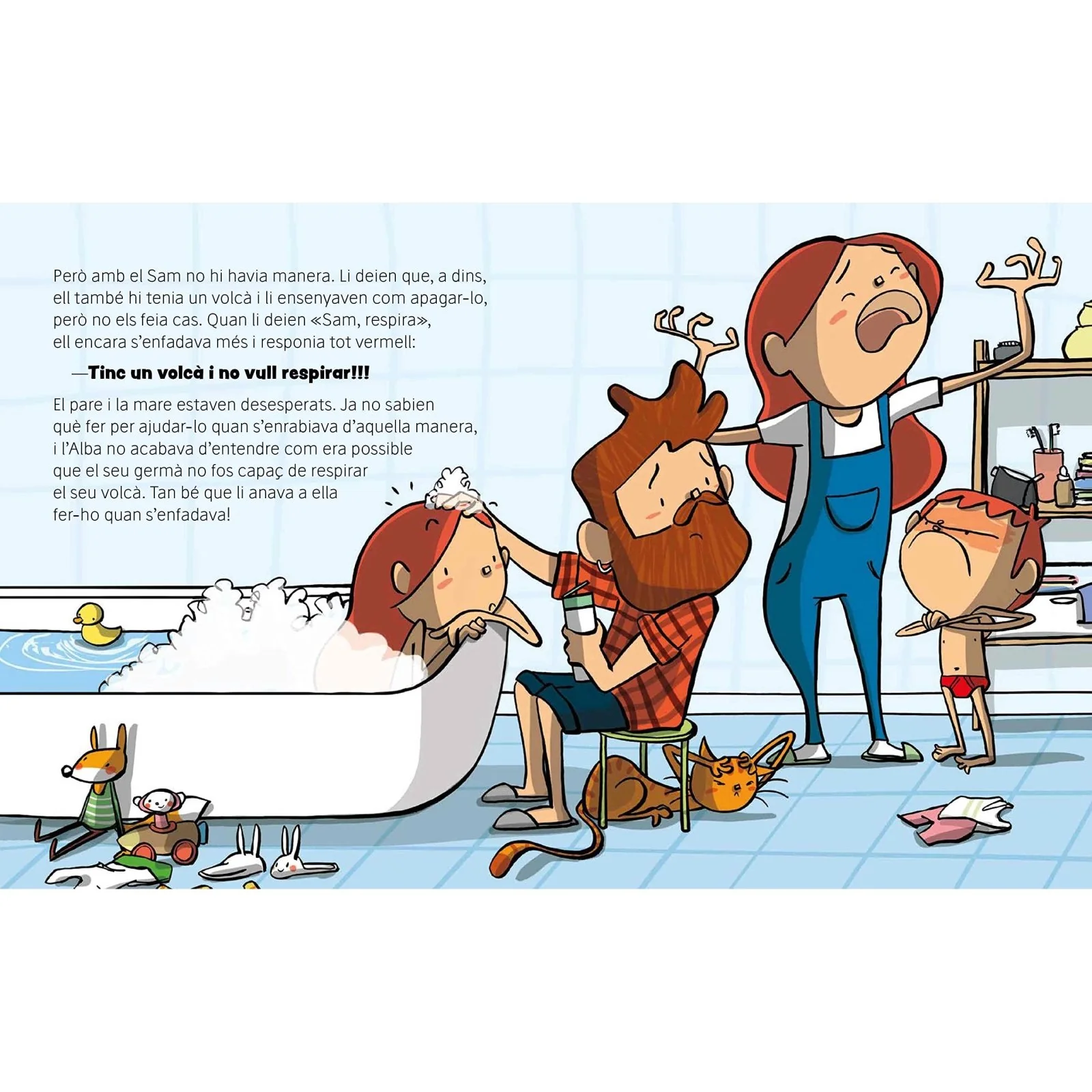 LLIBRE INFANTIL - TINC UN VOLCÀ I NO VULL RESPIRAR - Imagen 2