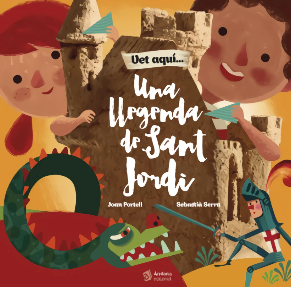 LLIBRE INFANTIL - VET AQUÍ UNA LLEGENDA DE SANT JORDI