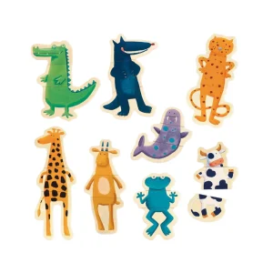 Juego de Figuras Magnéticas de Madera - Crazy | Djeco