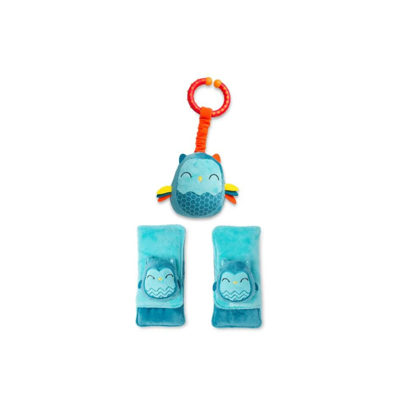 Almohadilla para Arnés con Juguete Multisensorial Diono Baby - Buho | Diono