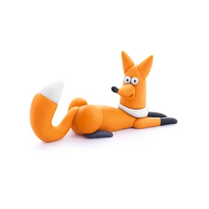 Set de 3 Potes de Arcilla para Modelar: Animales del Bosque - Zorro | Hey Clay