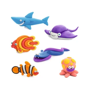 Set de 15 Potes de Arcilla para Modelar: Oceano | Hey Clay