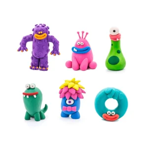 Set de 15 Potes de Arcilla para Modelar: Monstruos | Hey Clay